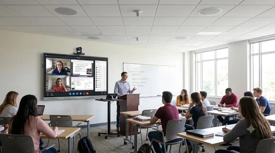 Hybrid Classroom — PeopleLink workspace solution