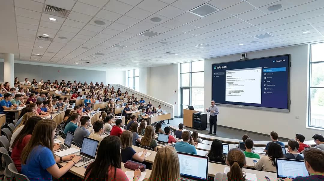 Lecture Hall — PeopleLink workspace solution